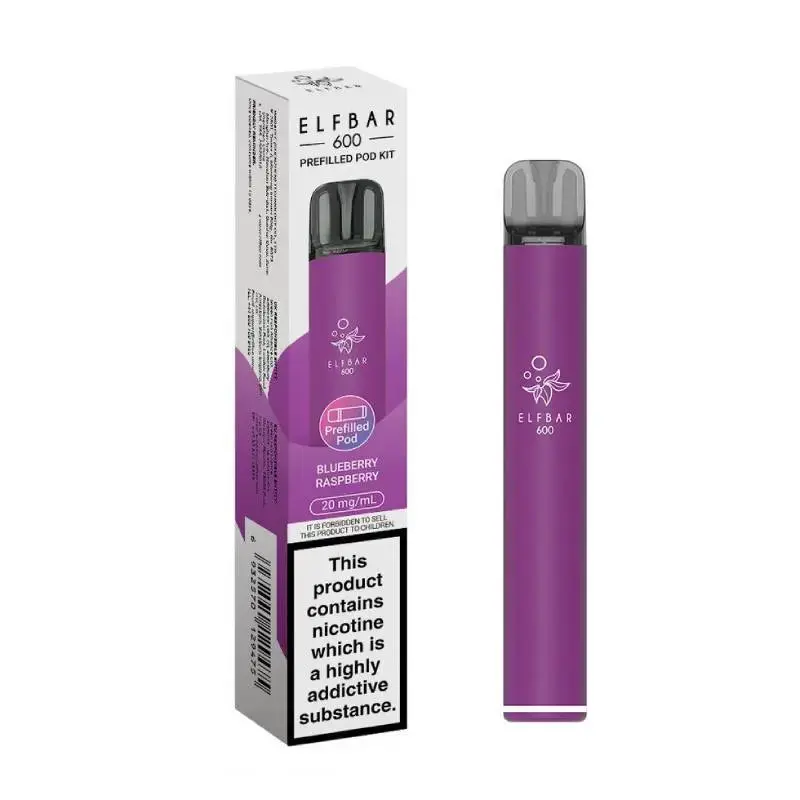 Blueberry Raspberry Elf Bar 600 Prefilled Pod Kit